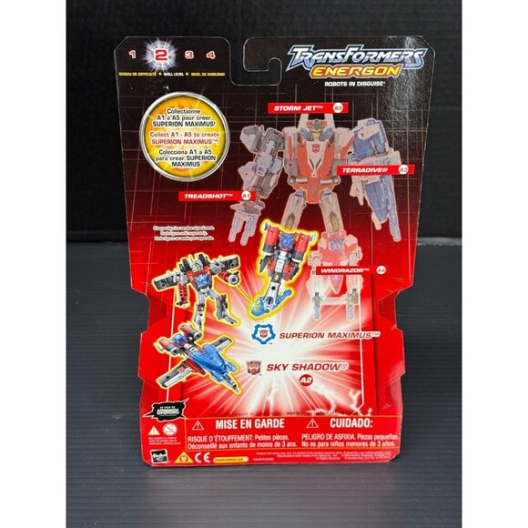 Transformers Energon Sky Shadow A2 Superion Maximus Powerlinx Combiner Air Team - Picture 2 of 5